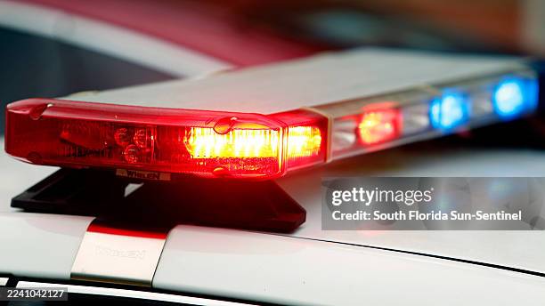 Generic stock image of police car lights shot September 8, 2020.