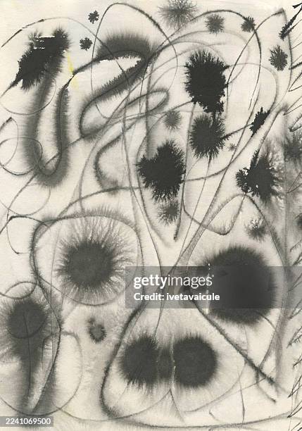 ilustraciones, imágenes clip art, dibujos animados e iconos de stock de dibujo a tinta. abstracto - dibujo al lápiz
