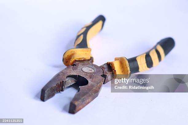 pliers isolated on white background - pliers stock pictures, royalty-free photos & images