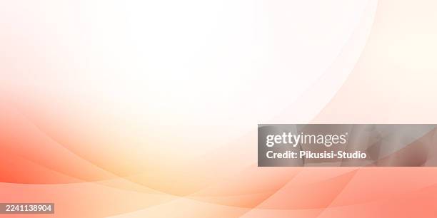abstract modern peach gradient background with smooth curves, spot lit grainy background - neutral gradient backgrounds stock illustrations