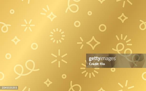 gold elegant celebration confetti party background - blizzard texture stock illustrations