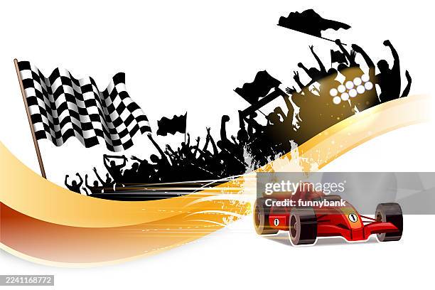 race car finish - race car stock illustrations