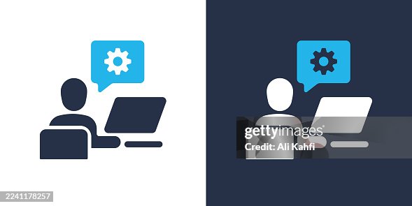 Developer glyph solid icon. Solid icon that can be applied anywhere, simple, pixel perfect and modern style. Developer glyph solid icon. Solid icon that can be applied anywhere, simple, pixel perfect and modern style.