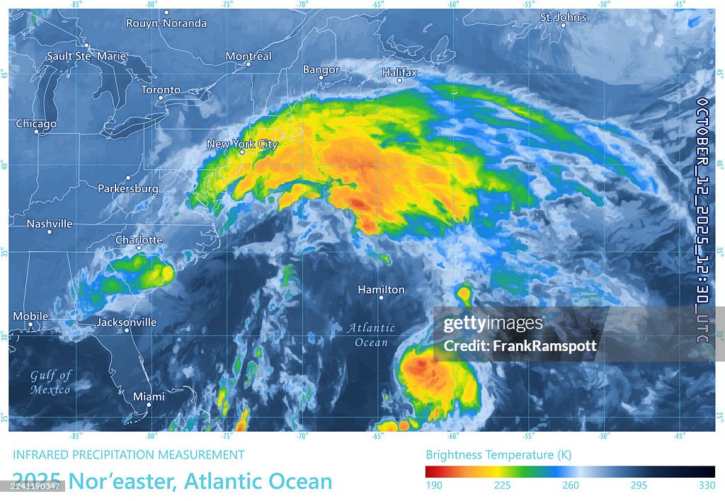 Northeaster 20251012 Precipitation Map New York