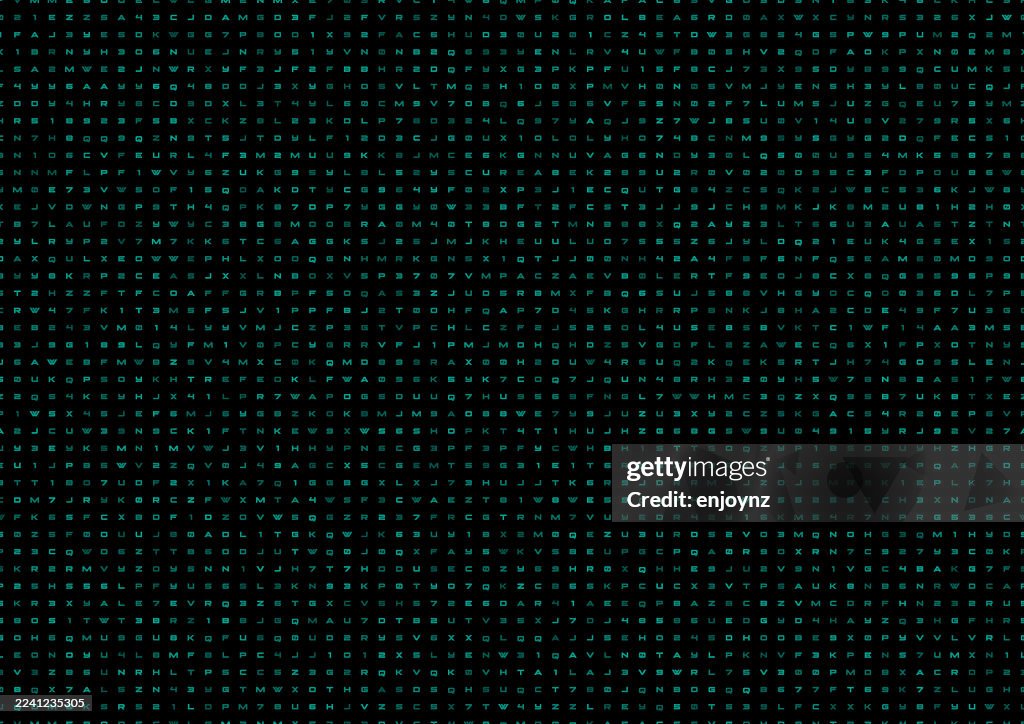Seamless abstract technology random computer data halftone background