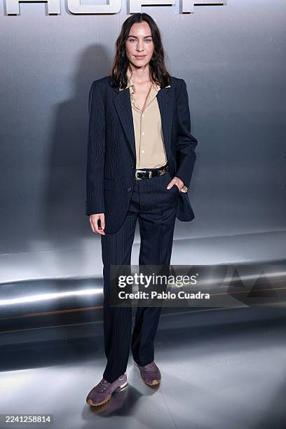 Alexa Chung attends the HOFF Flagship Opening at HOFF Flagship on October 15, 2025 in Madrid, Spain.