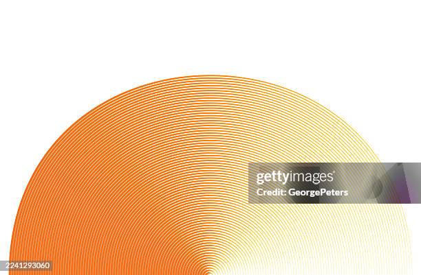 concentric circles abstract background - half circle infographic stock illustrations