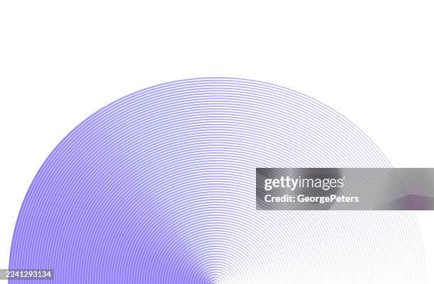 concentric circles abstract background - half circle infographic stock illustrations