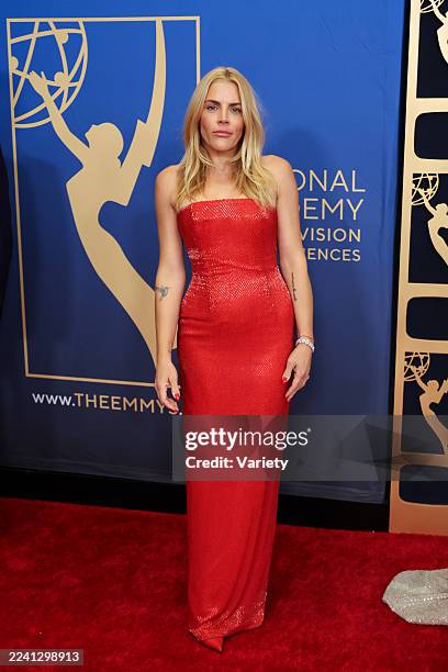 Busy Philipps at the 52nd Daytime Emmy Awards held at the Pasadena Civic Auditorium on October 17, 2025 in Pasadena, California.