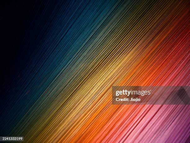 iridescent thread - thread texture stock pictures, royalty-free photos & images