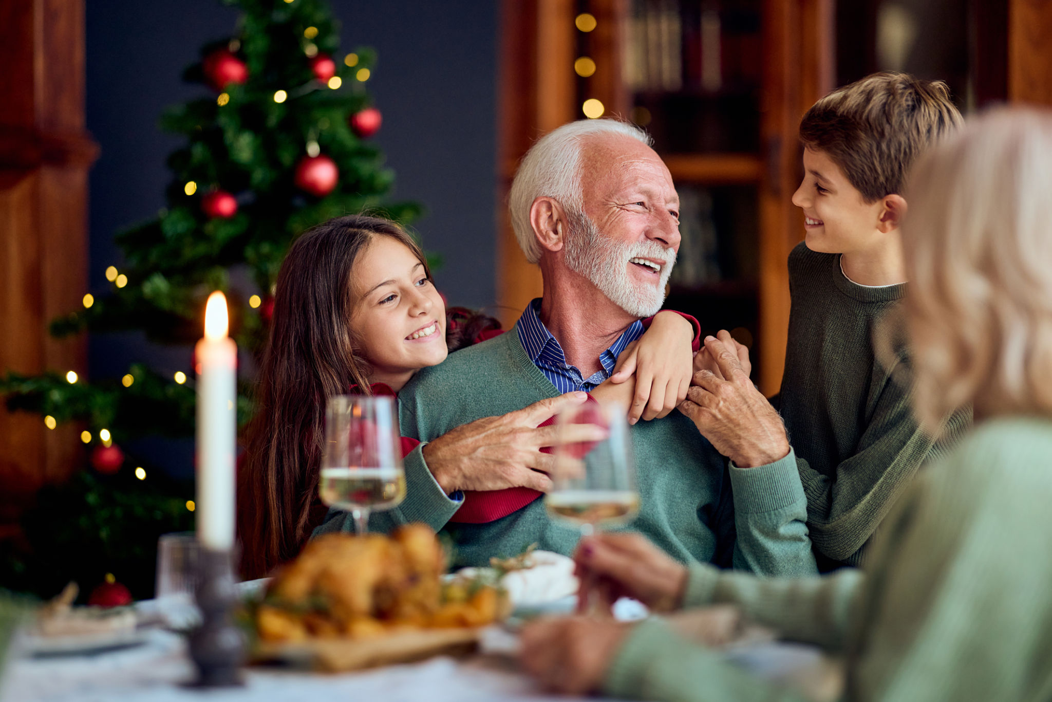 holiday family gathering