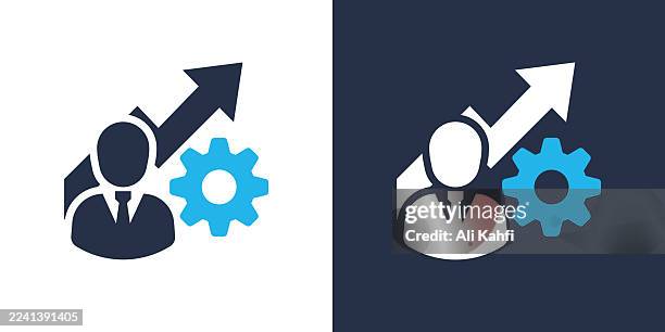 development glyph solid icon. solid icon that can be applied anywhere, simple, pixel perfect and modern style. - task management stock illustrations