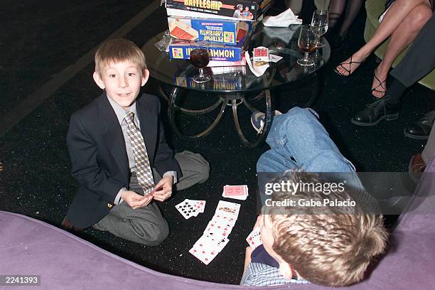 Erik Per Sullivan star of Malcolm in the Middle at the Fox 2001 Upfront on the USS Intrepid in New York City on May 17, 2001.