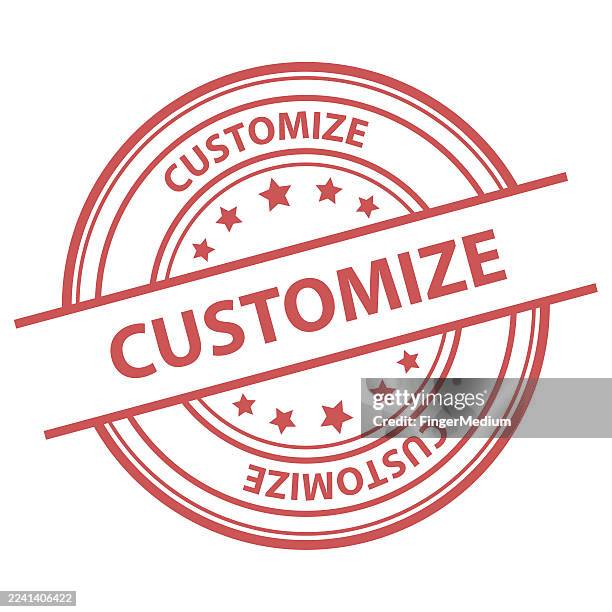 customize rubber seal stamp - customize stock illustrations