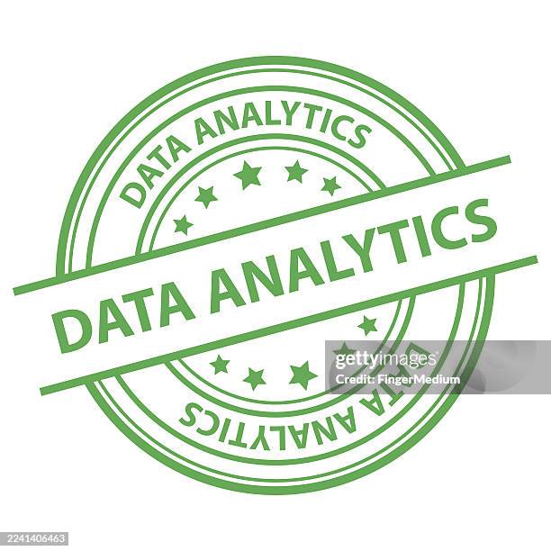 data analytics rubber seal stamp - data analyst stock illustrations