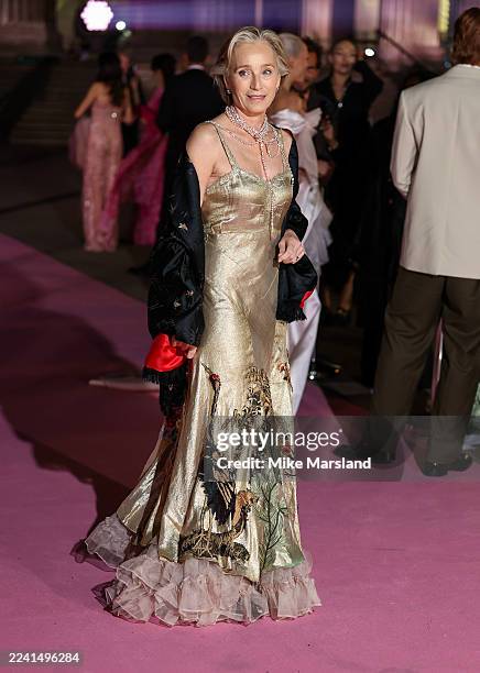 Dame Kristin Scott Thomas attends the inaugural British Museum Ball at The British Museum on October 18, 2025 in London, England.