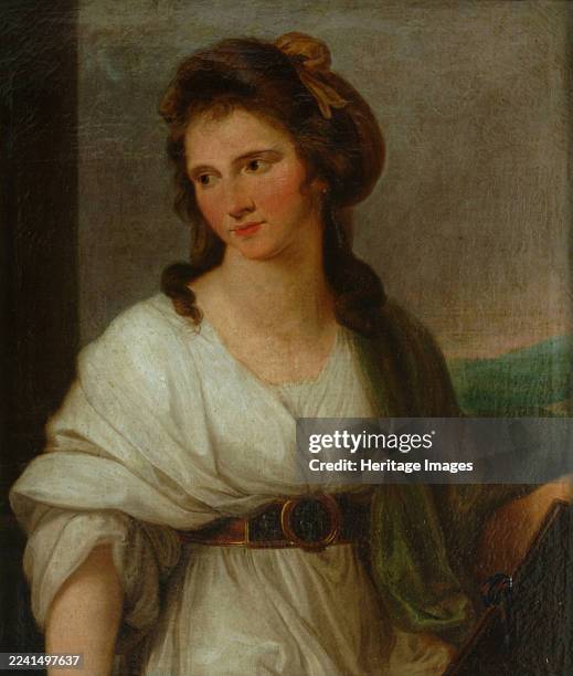 Portrait of Angelika Kauffmann, 1798. Found in the Collection of Museo de Cádiz. Creator: Montano, Manuel .