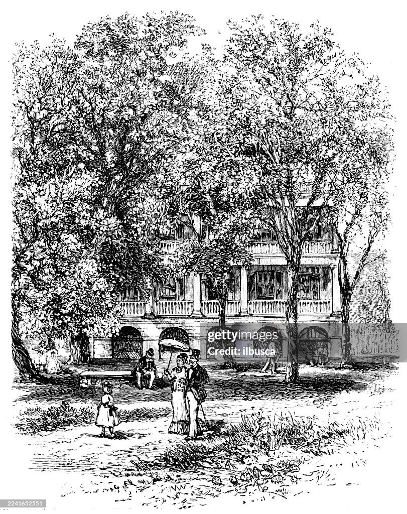 Florida islands and cotton plantations, Barnwell Rhett's House, Beaufort, South Carolina