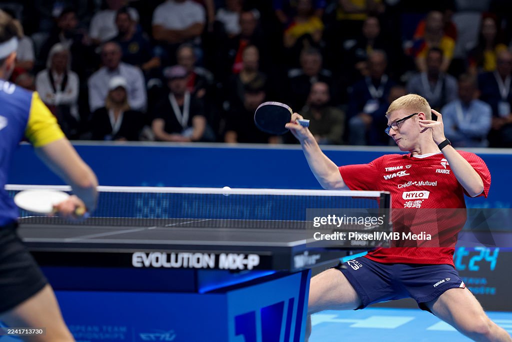 France v Romania: ETTU European Teams Championships - Day 8