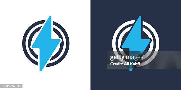 energy glyph solid icon. solid icon that can be applied anywhere, simple, pixel perfect and modern style. - electrical contracting stock illustrations
