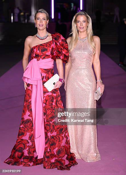 Lady Amelia Spencer and Lady Eliza Spencer attend the inaugural British Museum Ball at The British Museum on October 18, 2025 in London, England.
