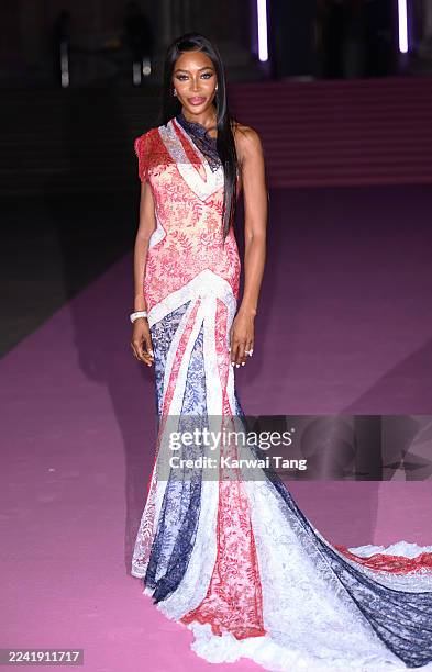 Naomi Campbell attends the inaugural British Museum Ball at The British Museum on October 18, 2025 in London, England.