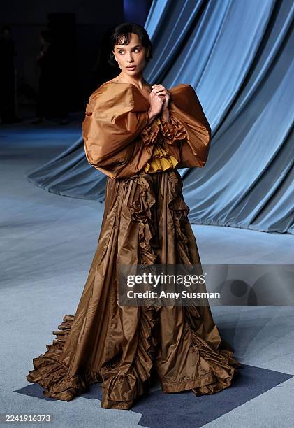 Zoë Kravitz attends the 5th Annual Academy Museum Gala at the Academy Museum of Motion Pictures on October 18, 2025 in Los Angeles, California.