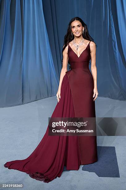 Demi Moore attends the 5th Annual Academy Museum Gala at the Academy Museum of Motion Pictures on October 18, 2025 in Los Angeles, California.