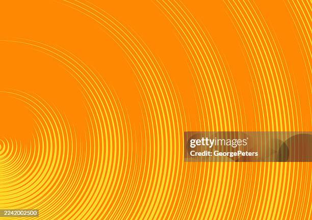 concentric circles abstract background - half circle infographic stock illustrations