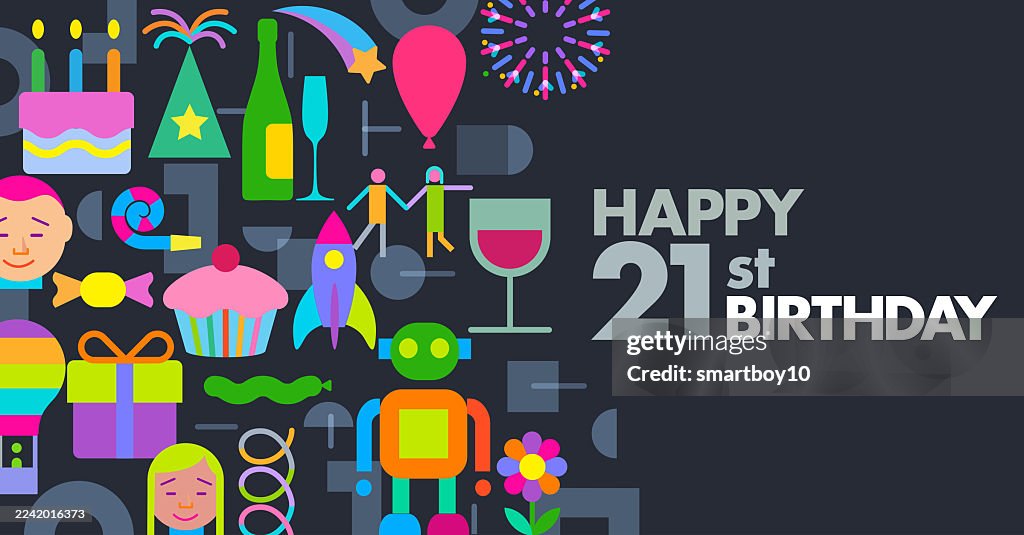 Happy 21st Birthday Greeting