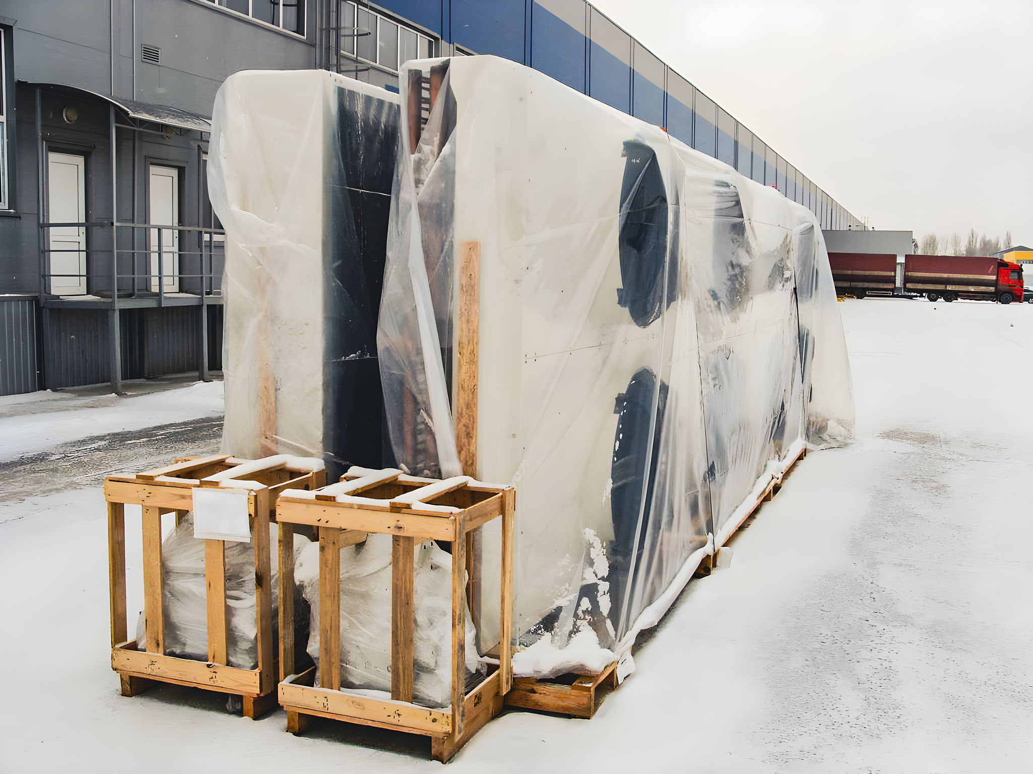 winter pallet storage