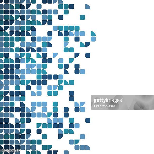 shapes presentation background with copy space to the right - dissolving stock illustrations