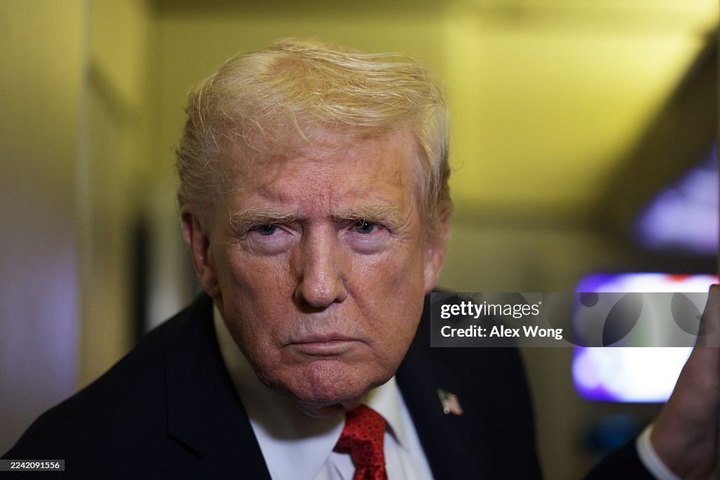 President Trump Returns To The White House