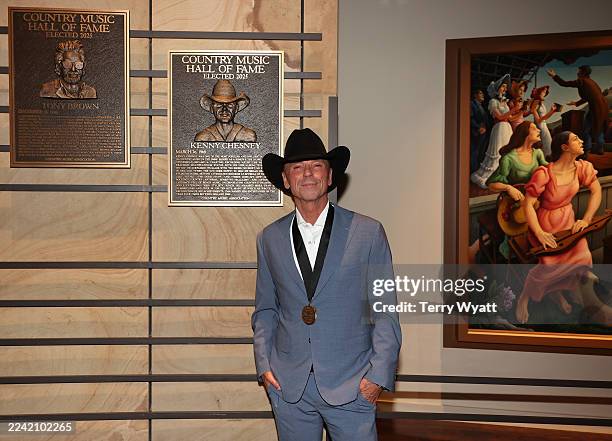 Honoree, Kenny Chesney attends the Medallion Ceremony for the Class of 2025 at Country Music Hall of Fame and Museum on October 19, 2025 in...