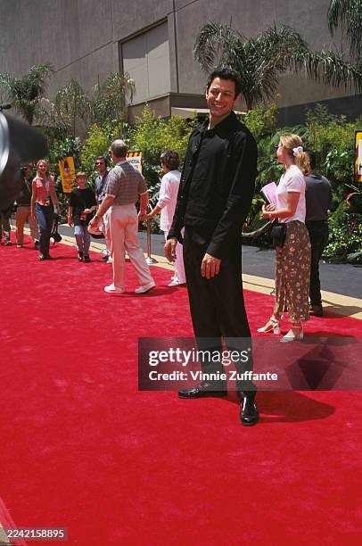 American actor Jeff Goldblum attending the opening of the Jurassic Park ride at Universal Studios Park in Los Angeles, California, June 15th 1996.