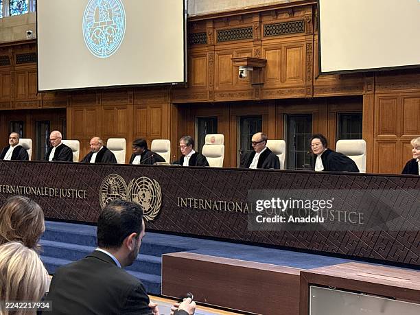 International Court of Justice gathers to issue an advisory opinion assessing the legal consequences of Israeli restrictions on United Nations...