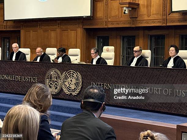 International Court of Justice gathers to issue an advisory opinion assessing the legal consequences of Israeli restrictions on United Nations...