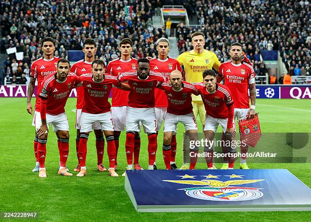 Benfica team group of Richard Rios, Tomas Araujo, Antonio Silva, Enzo Barrenechea, Anatoliy Trubin, Nicolas Otamendi, Vangelis Pavlidis, Amar Dedic,...