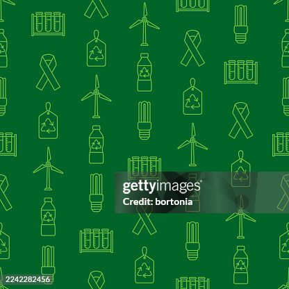 Environment Seamless Editable Stroke Icon Pattern Environment Seamless Editable Stroke Icon Pattern