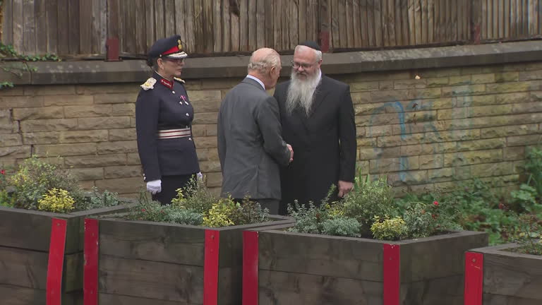 GBR: King Charles visits Manchester synagogue that was attacked earlier this month.