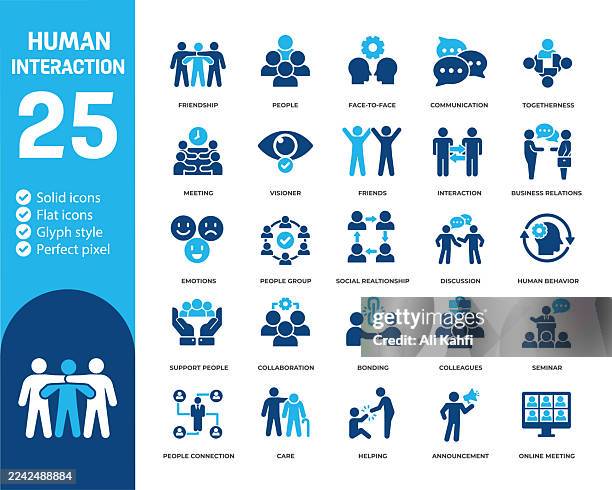 human resources glyph solid icons. containing people, social relationship, group people solid icons collection. vector illustration. perfect pixel on clean white background - bonding stock illustrations