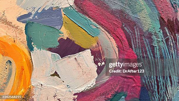 abstract acrylic background - painted canvas stock illustrations
