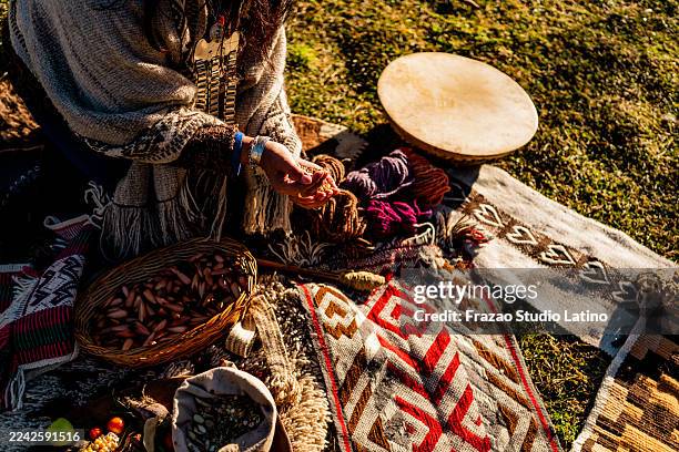 Mapuche Rituals 636 Povo Mapuche Fotos de stock, imagens de alta resolução e imagens ...