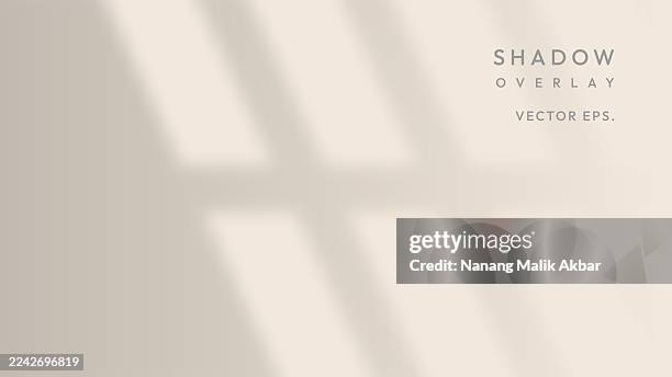 shadow window with transparent background for design mockup - shadow overlay stock illustrations