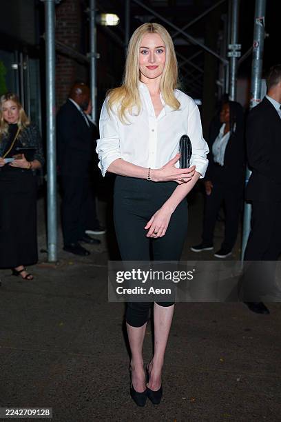 Sarah Pidgeon attends Chanel Premiere Galon dinner at Chateau Royale on October 22, 2025 in New York City.