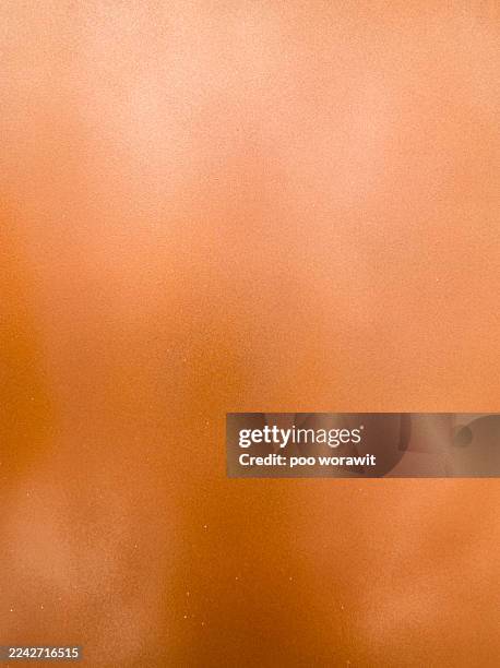 orange sheet metal background. - bronzo foto e immagini stock