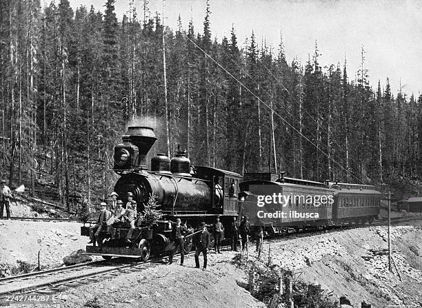ilustrações de stock, clip art, desenhos animados e ícones de canadian pacific railway - história