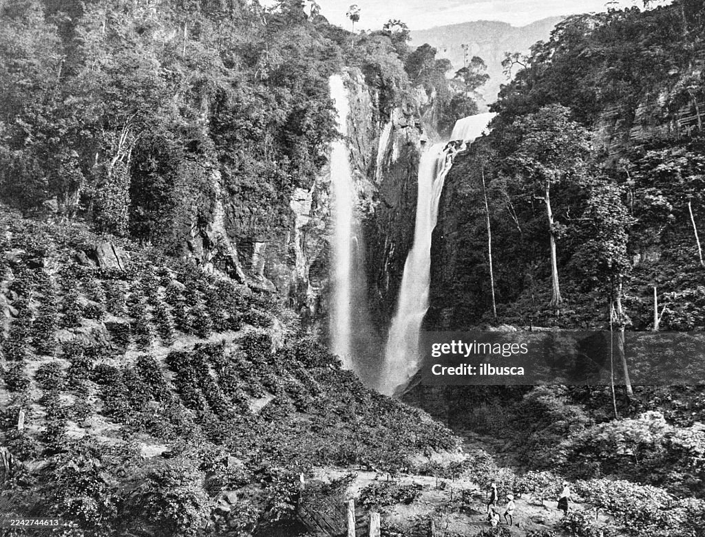 Twin Falls, Ramboda, Sri Lanka