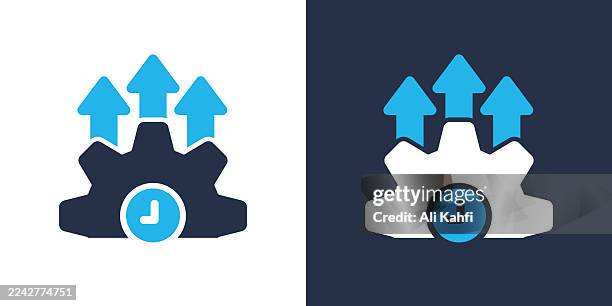 performance glyph solid icon. solid icon that can be applied anywhere, simple, pixel perfect and modern style. - private equity technology stock illustrations