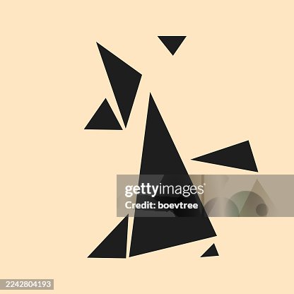 Abstract geometric composition design pattern,triangle with round Abstract geometric composition design pattern,triangle with round